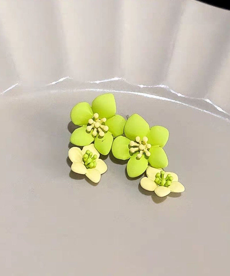 Original Design Green Alloy Drop Earrings