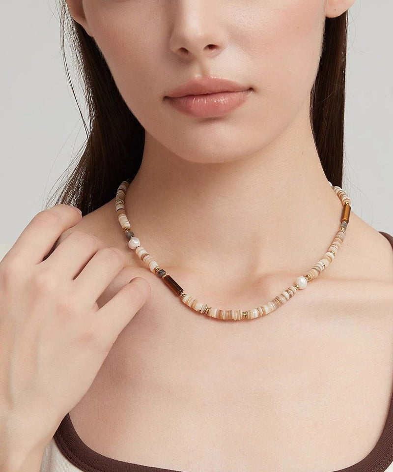 Original Design Pearl Natural Stone Bead Necklace