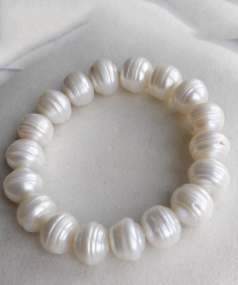 Original Design White Alloy Pearl Bracelet