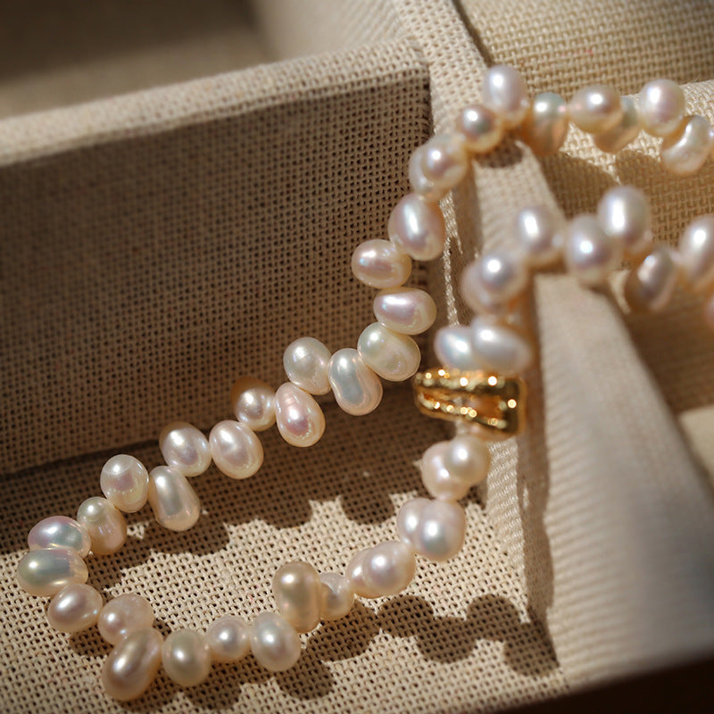 Petal Rain Baroque Pearl Choker