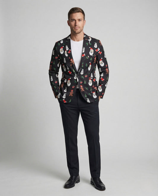 Men's Christmas Blazer Slim Fit