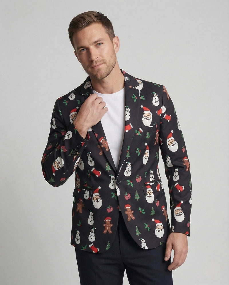 Men's Christmas Blazer Slim Fit
