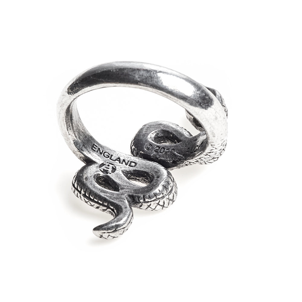 Psalm 68 Emerald Serpent Ring by Alchemy Gothic
