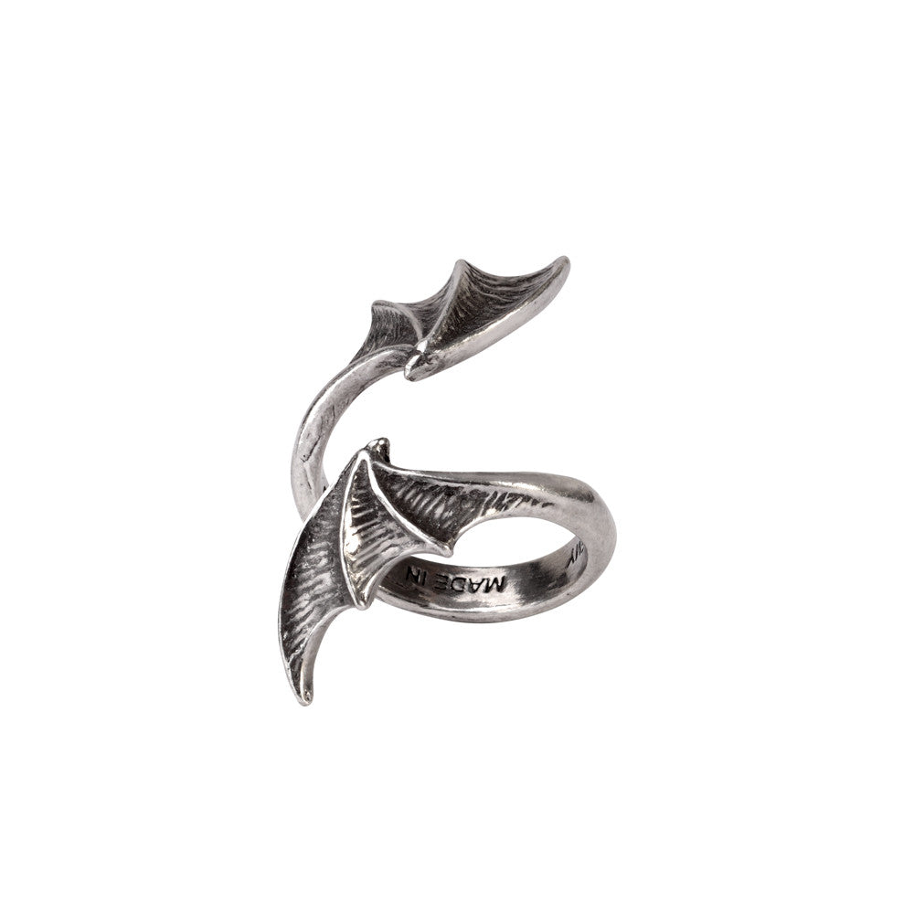 A Night With Goethe Bat Wings Ring by Alchemy Gothic