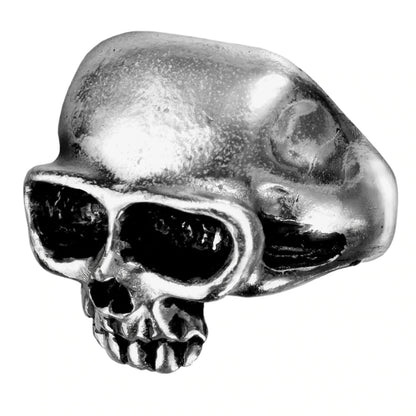Death Skull Pewter Ring by Alchemy Gothic