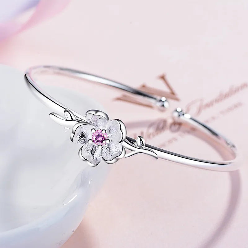 Cherry Blossom Flower Bracelet