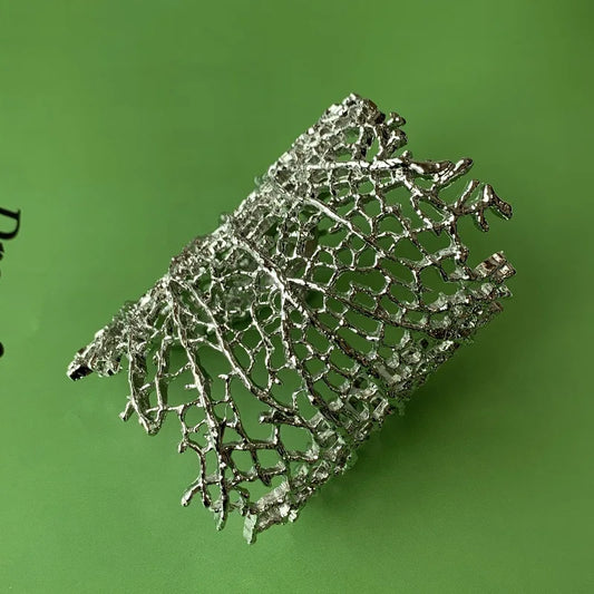 Coral Open Bracelet