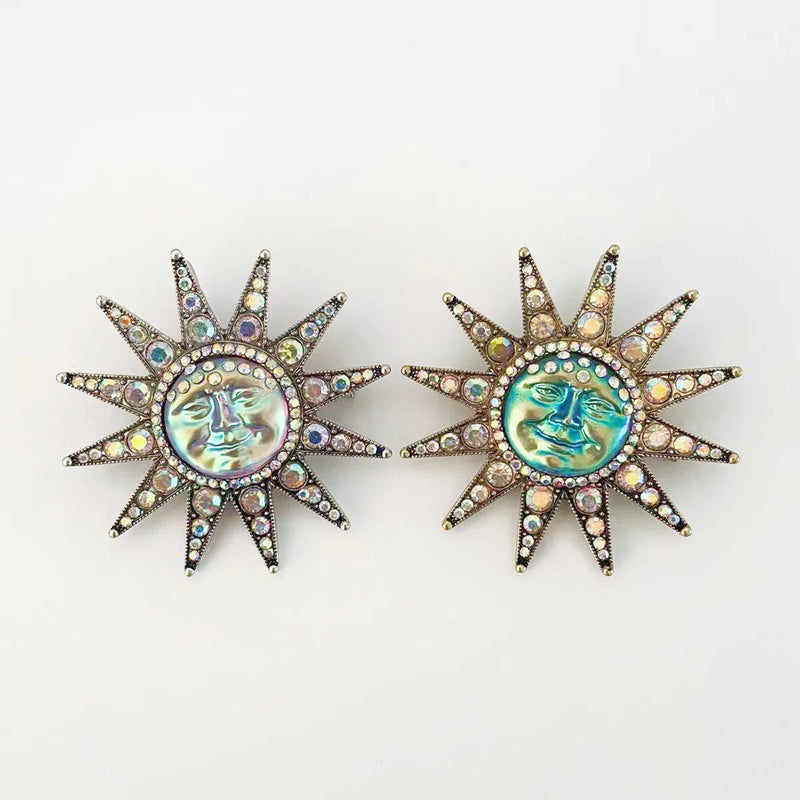 Holographic Sun Goddess Brooch