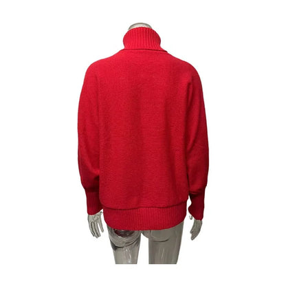 Festive Sweater for Women with Turtleneck