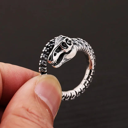 Sterling Silver T-rex Ring