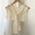 Korean Style Decorative Fake Collar Shawl Wrap Hollow Out Embroidery Sunflower Leaves Lace Necklace Short Poncho Capele