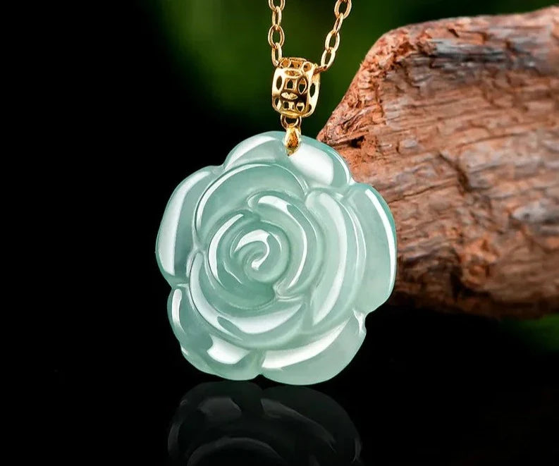 Jade Rose Necklace