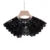 Korean Style Decorative Fake Collar Shawl Wrap Hollow Out Embroidery Sunflower Leaves Lace Necklace Short Poncho Capele