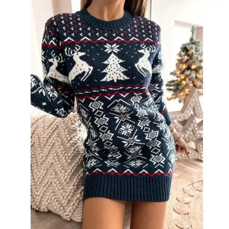 Stylish Winter Chic Christmas Dress for Women