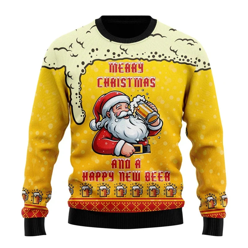 Karl Men's Fun Beer Christmas Sweater