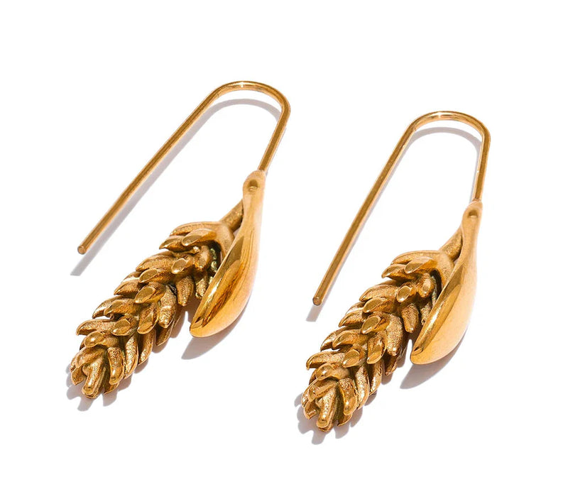 Wheat Drop Earrings