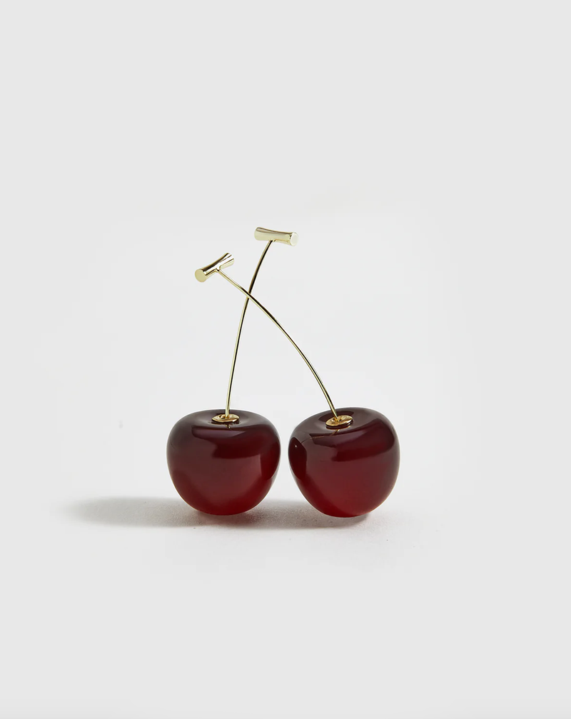 Cherry Drop Earrings
