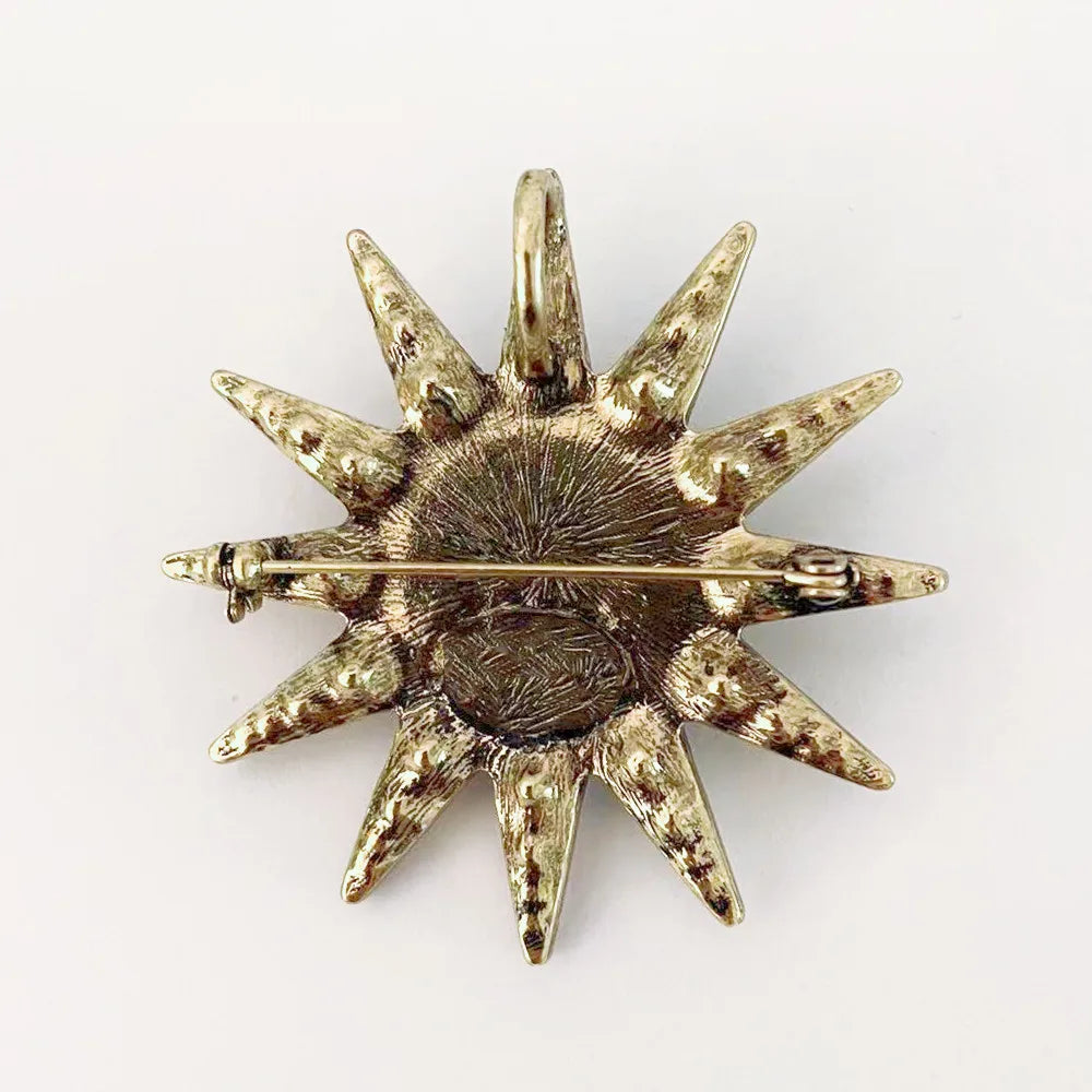 Holographic Sun Goddess Brooch