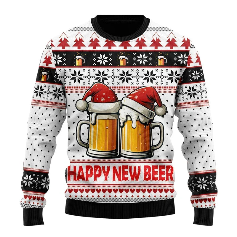 Karl Men's Fun Beer Christmas Sweater