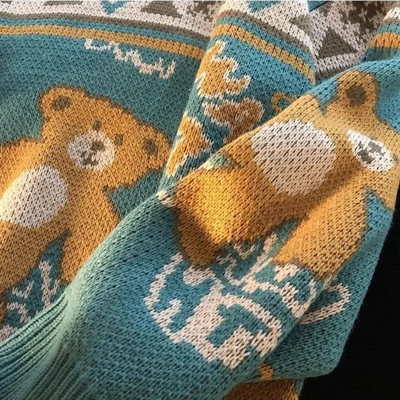 - Ugly Christmas Sweater - Cute Bear Sweater for Couples