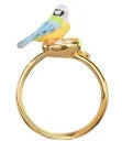 Bird Enamel Earrings Necklace Set Jewelry for Woman Female Trend