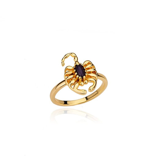 Zircon Scorpion Ring