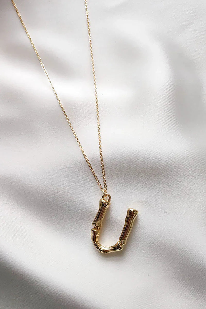 Initial Necklace U-z