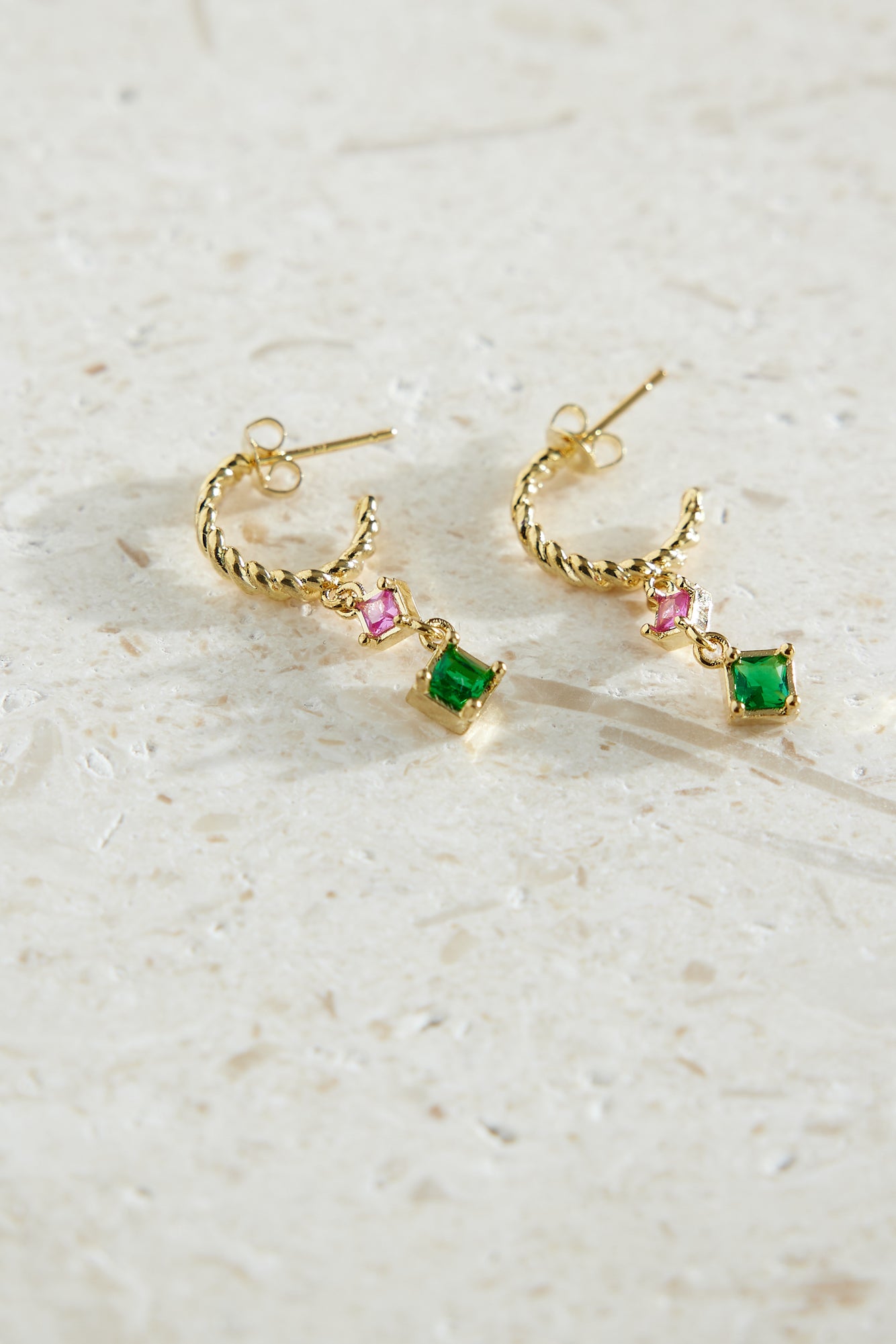 18k Gold Plated Wandering Morgana Earrings