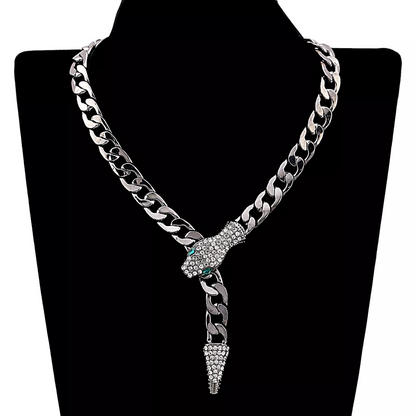 Statement Snake Chain Necklace