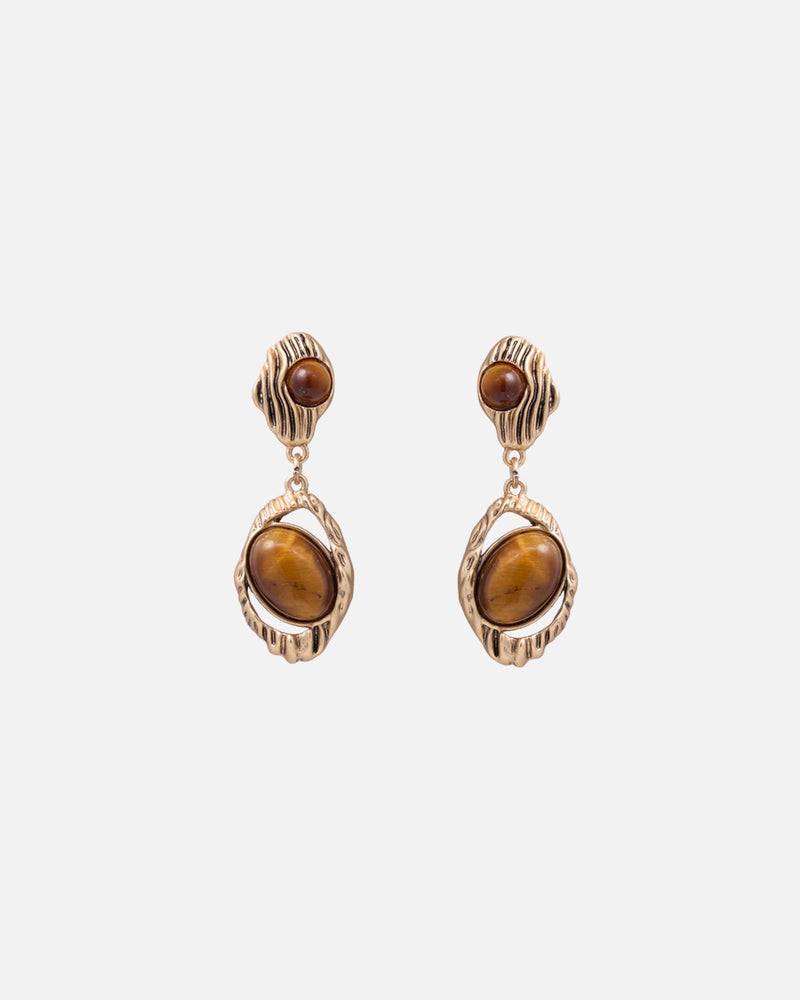 Eisley Tiger Eye Earrings