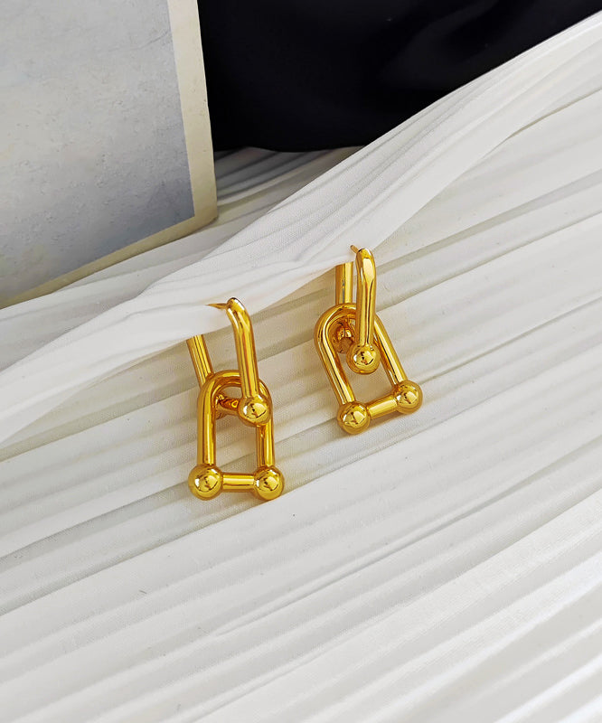 Gold Plated Hoop Earrings