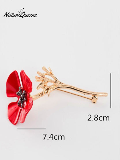 Poppy Brooch