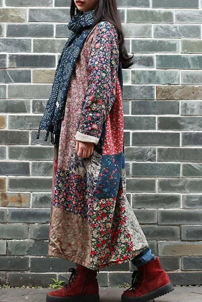 Limited Stock- Retro Color Contrast Coat
