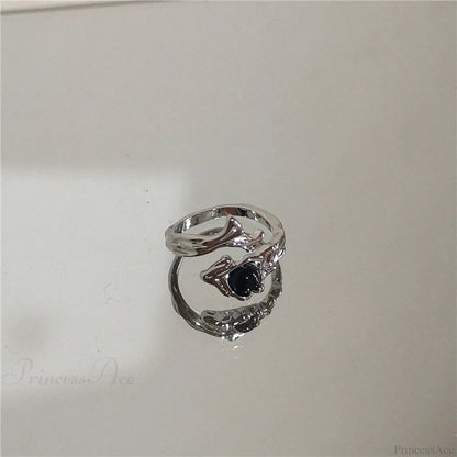 Rebellious Harajuku Dark Ring