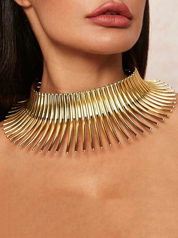 Adjustable Geometric Color Necklaces Accessories