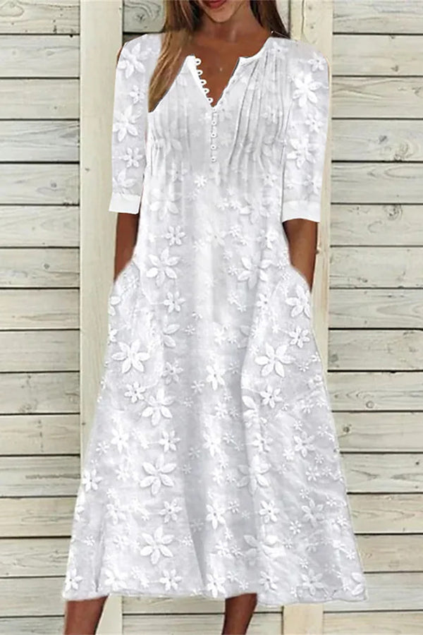 Cotton Linen Dress