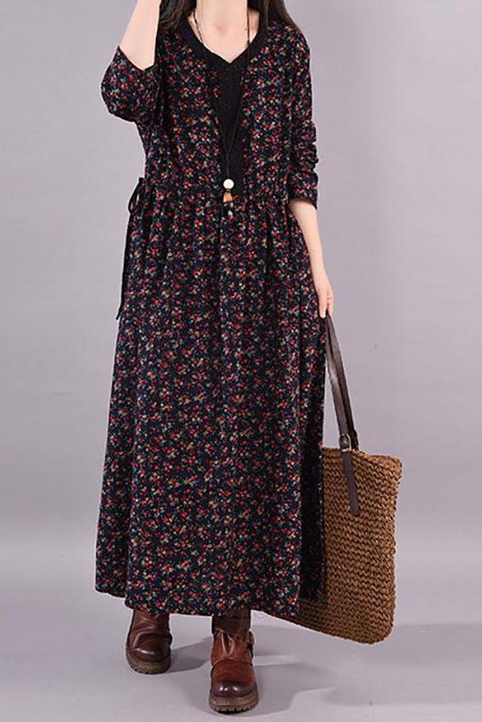 Limited Stock- Spring Autumn V-neck Dress