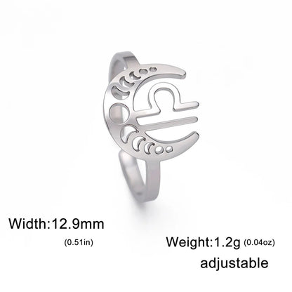 Moonlit Constellation Rings