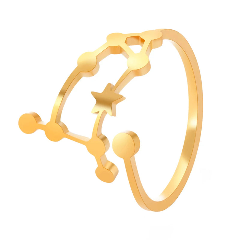Zodiac Star Sign Rings