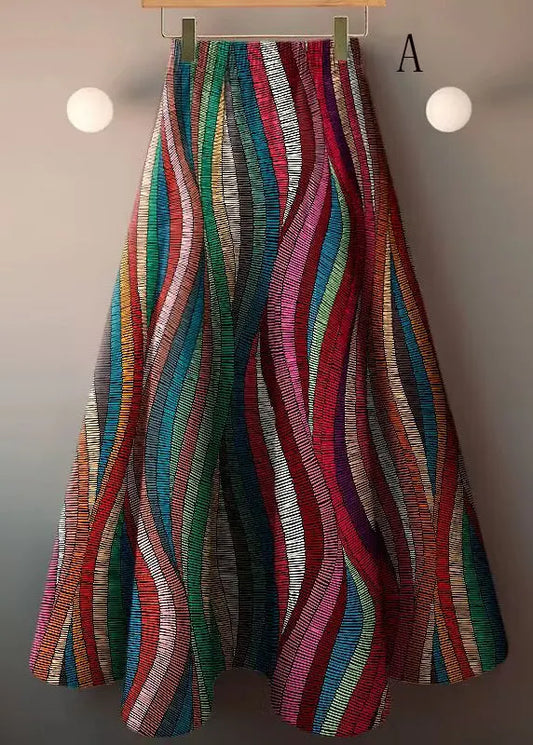 And Versatile High Waisted Ice Silk Skirt for Summer