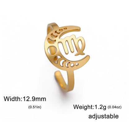 Moonlit Constellation Rings