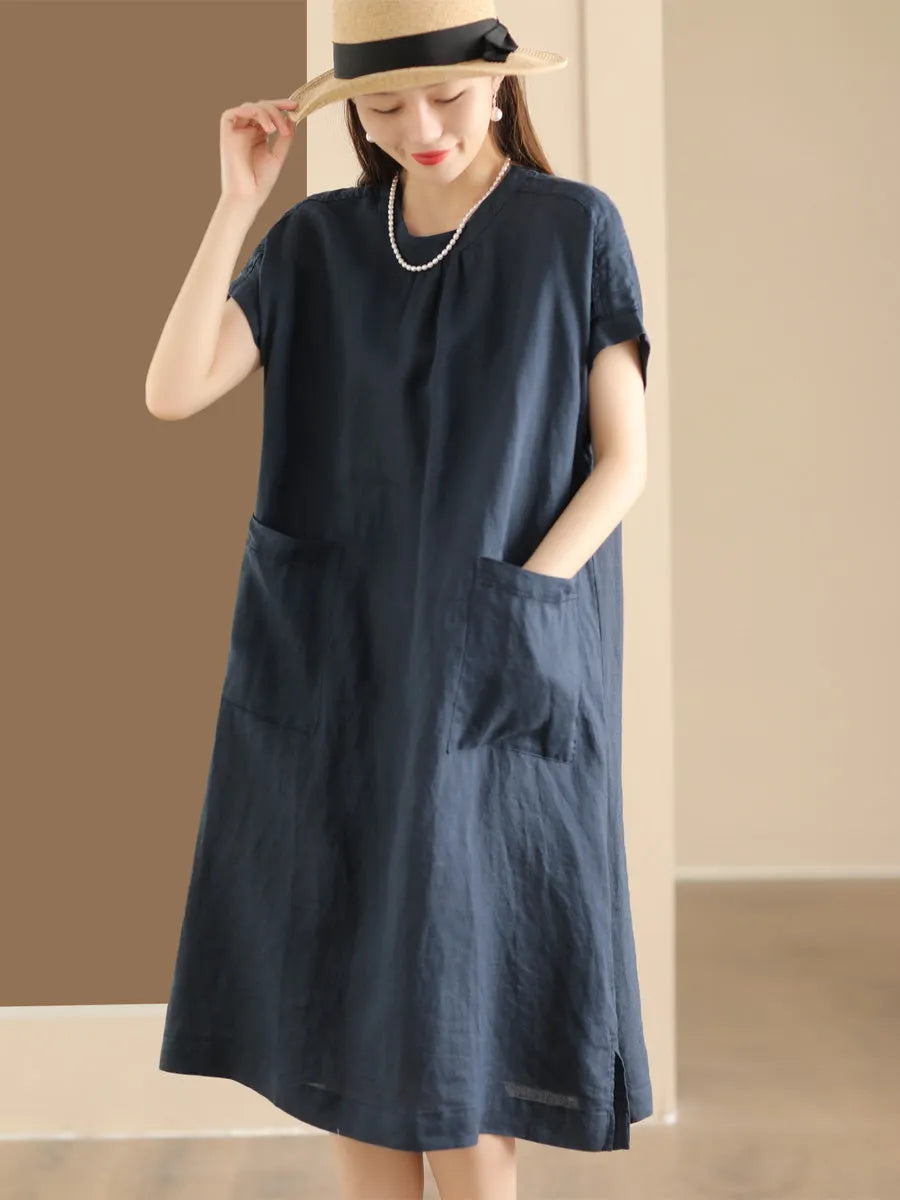 Summer Cotton Linen Dress