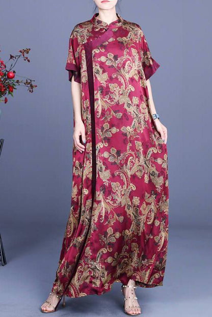 Pocket Short Sleeve Maxi Dress