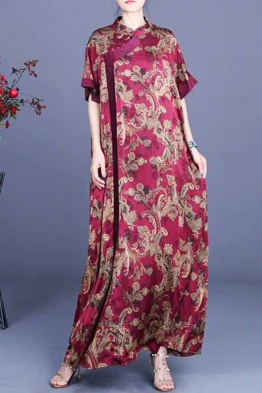 Pocket Short Sleeve Maxi Dress