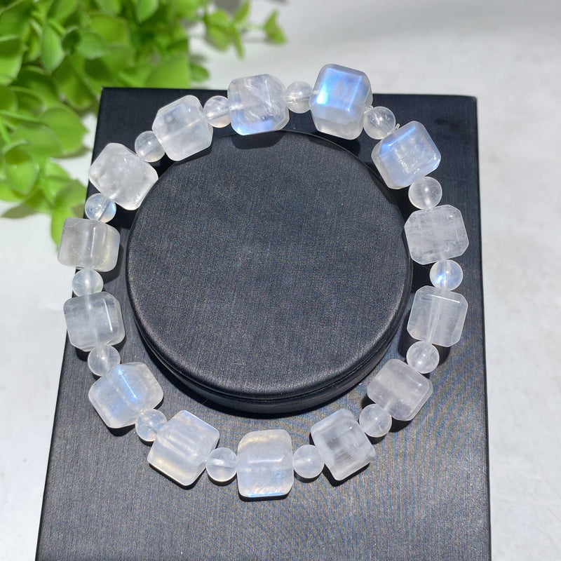 Adjustable Crystal Healing Bracelet With Natural Gemstones