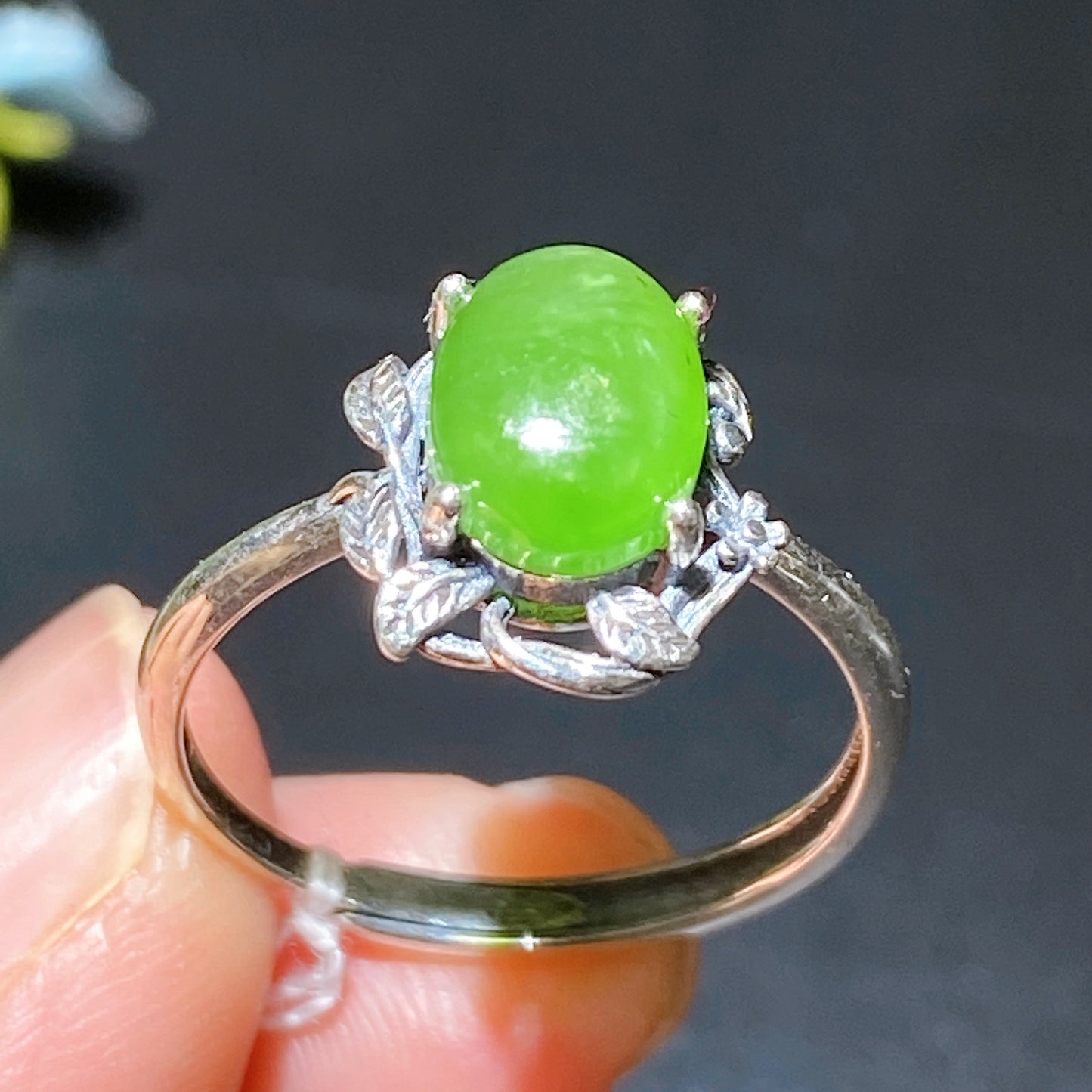 Adjustable Sterling Silver Citrine Healing Ring