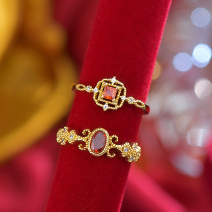 Alessandra Ruby Ring