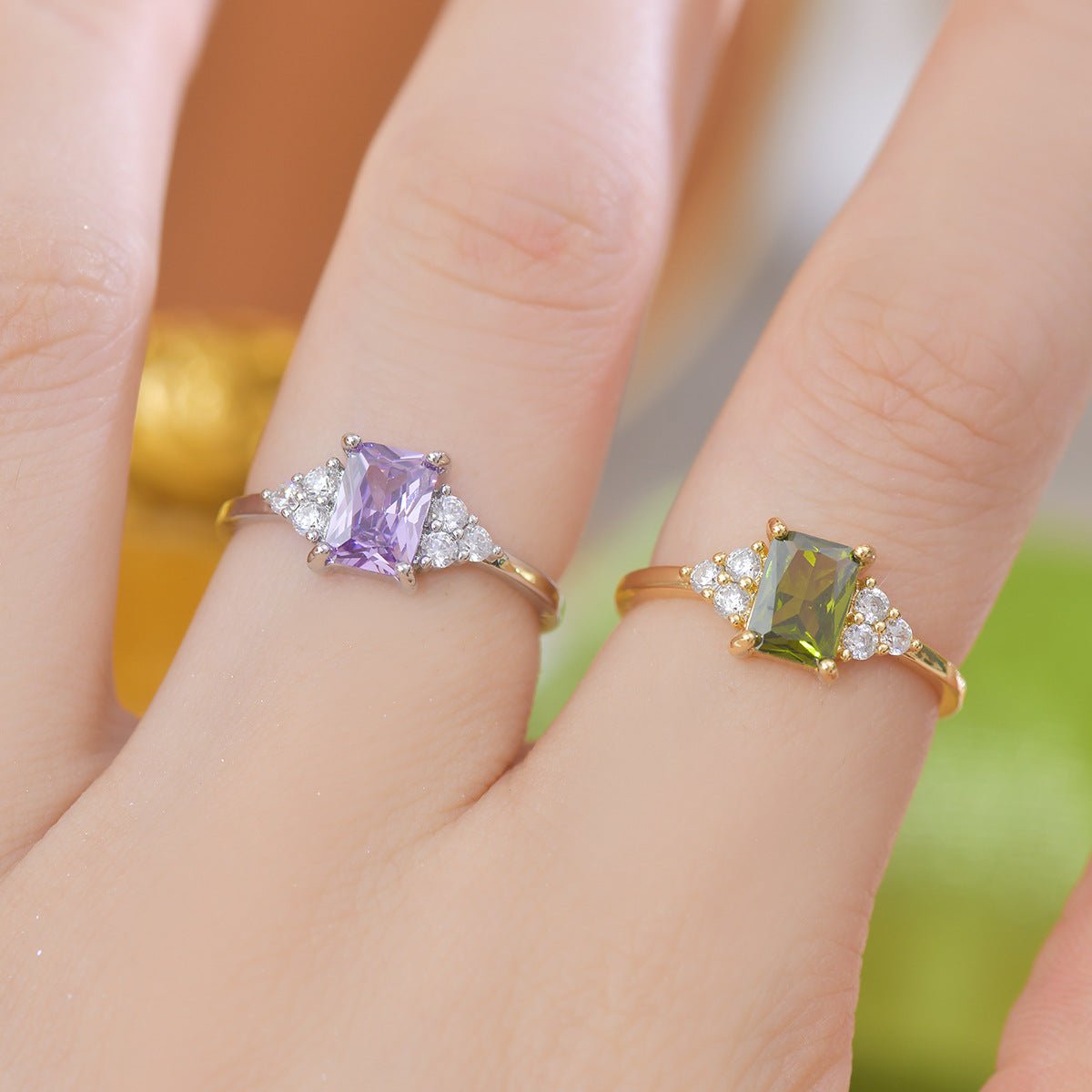 Amethyst Princess Ring