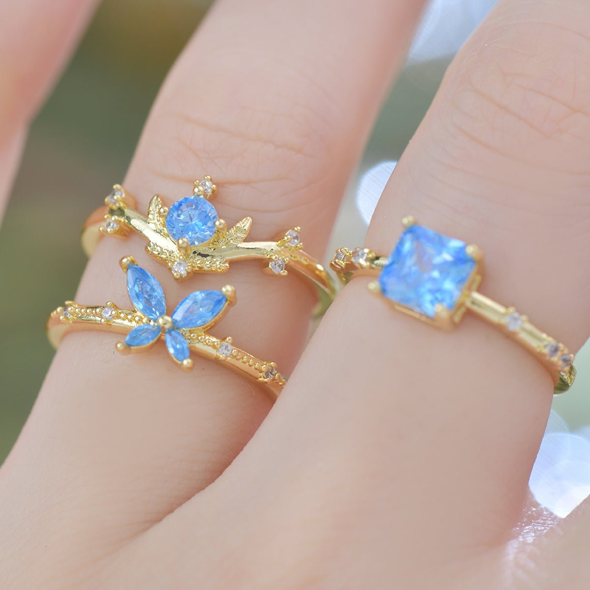 Azure Tiara Ring