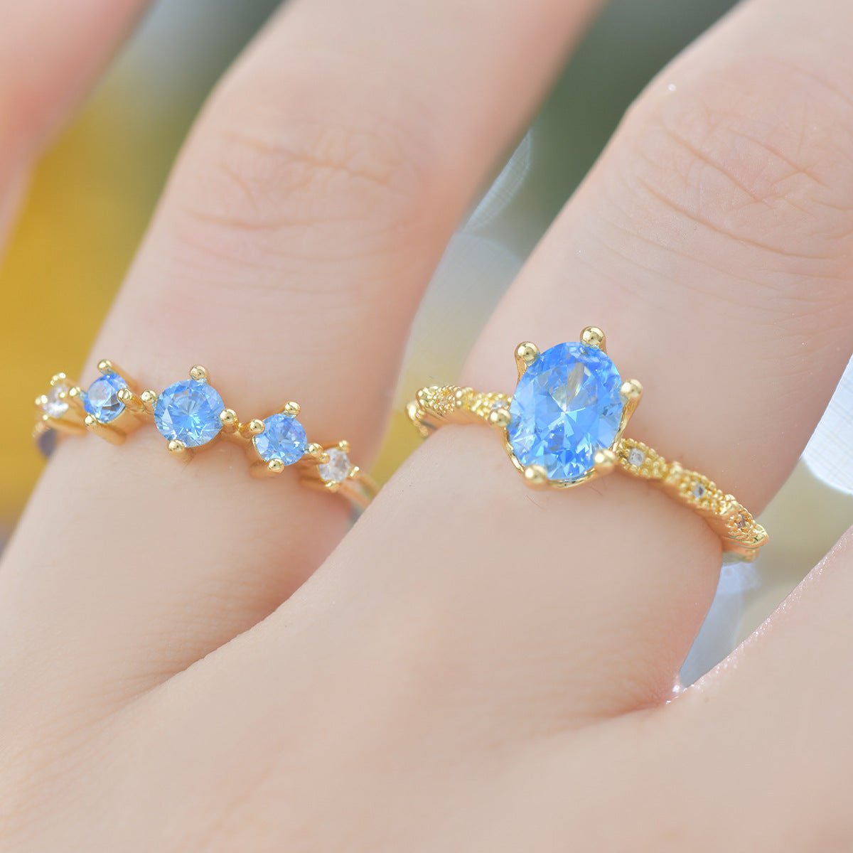 Azure Trilogy Ring